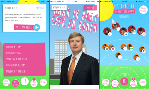 Polertiek nominated for Dutch Interactive Awards