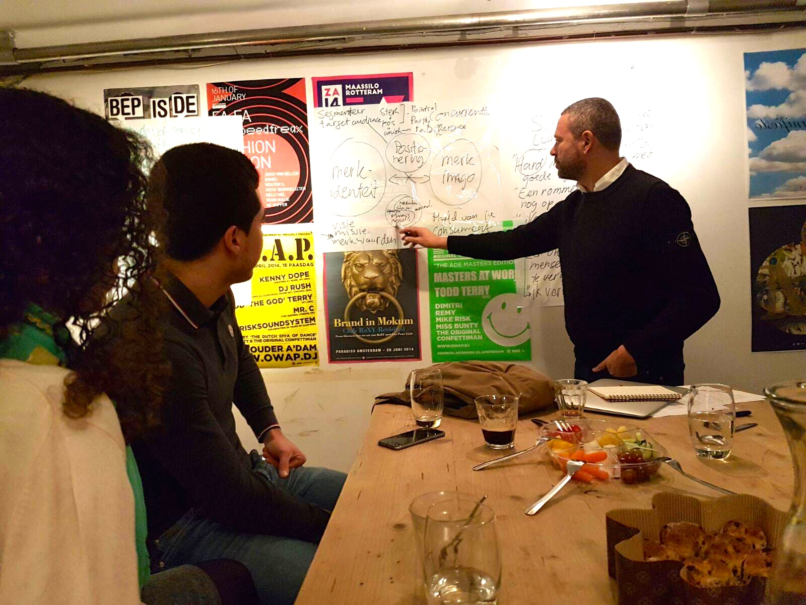 Our team meetings always include cake. And vegetables!